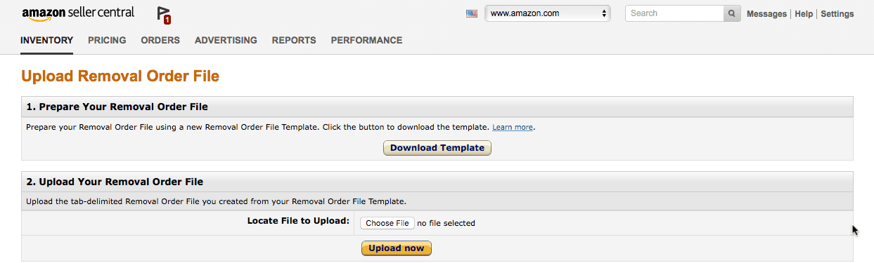 Amazon Removal Order File Template - Amazon FBA: How to do a Bulk Removal Order (Step-by-Step & Video)