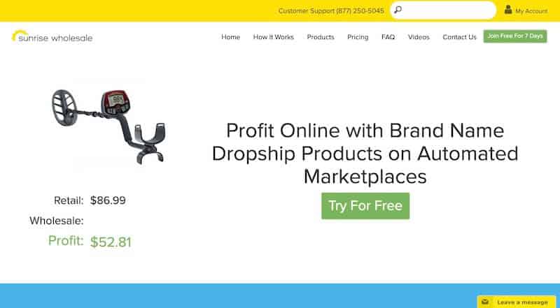 3 sunrise wholesale - 15 Best Dropshipping Companies / Suppliers