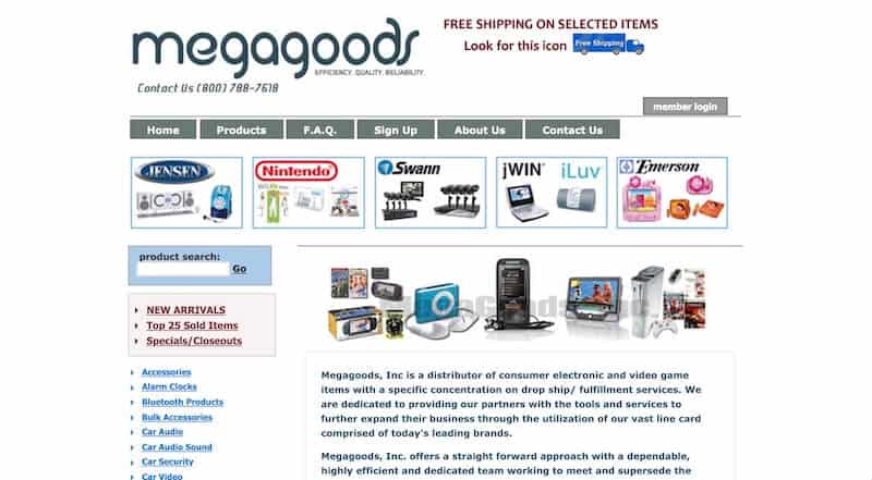 4 megagoods - 15 Best Dropshipping Companies / Suppliers