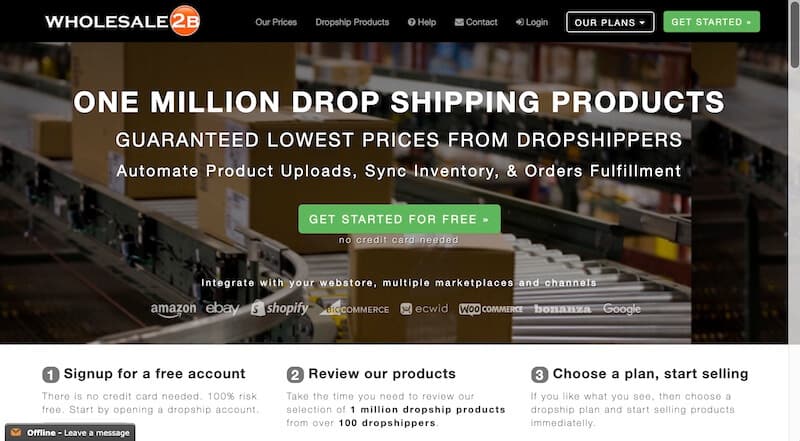 8 wholesale2b - 15 Best Dropshipping Companies / Suppliers