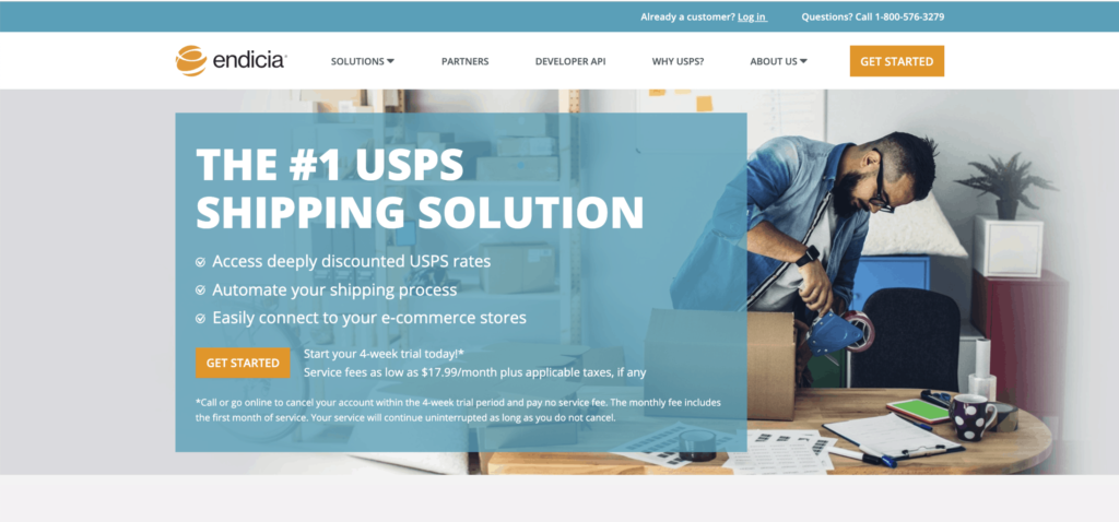 endicia shipping software002 1024x478 - Review of Endicia